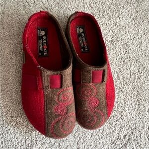 Haflinger Shoes Women’s Size 38 Wool Grizzly Magic Slip On Comfort Clogs Mule
